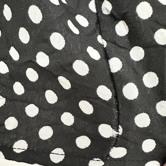 Free People Polka Puff Sleeve Crop Top size 2 - Picture 5 of 9